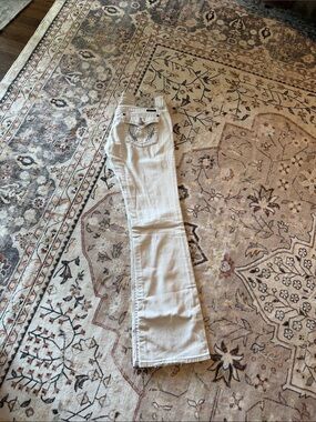 Miss Me White Bootcut Jeans Size 30 Sequin Angel Wing Bling